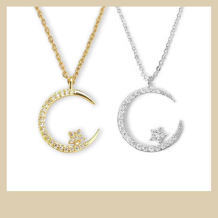 Jesmyra - Κολιέ με Μ pendant και Αστέρι