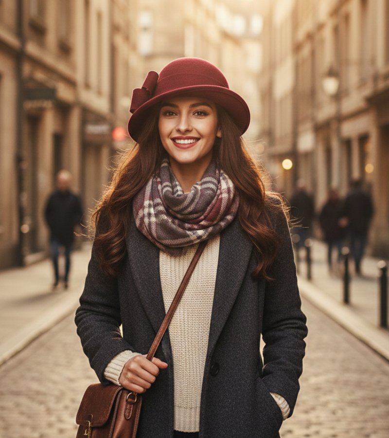 Magnolia - Κομψό Καπέλο Cloche με Γείσο