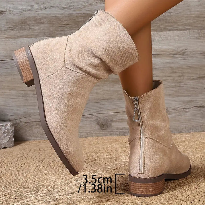 Vereen - Ψηλά ανατομικά μποτάκια με φερμουάρ