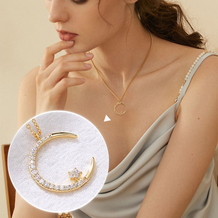 Jesmyra - Κολιέ με Μ pendant και Αστέρι