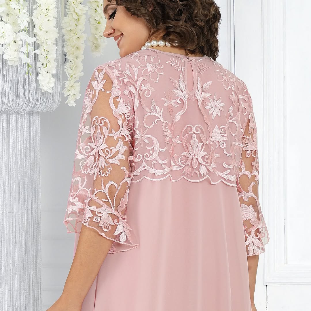 Lirona - Κομψό Καθημερινό Μίντι Φόρεμα