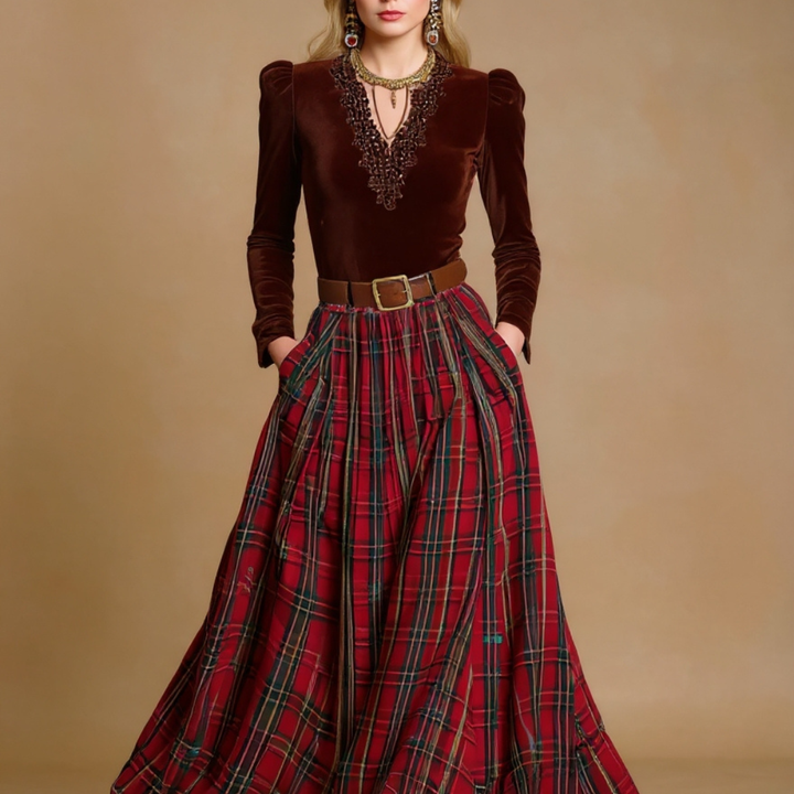 Jasalyn - Κομψό Καθημερινό Maxi Φόρεμα