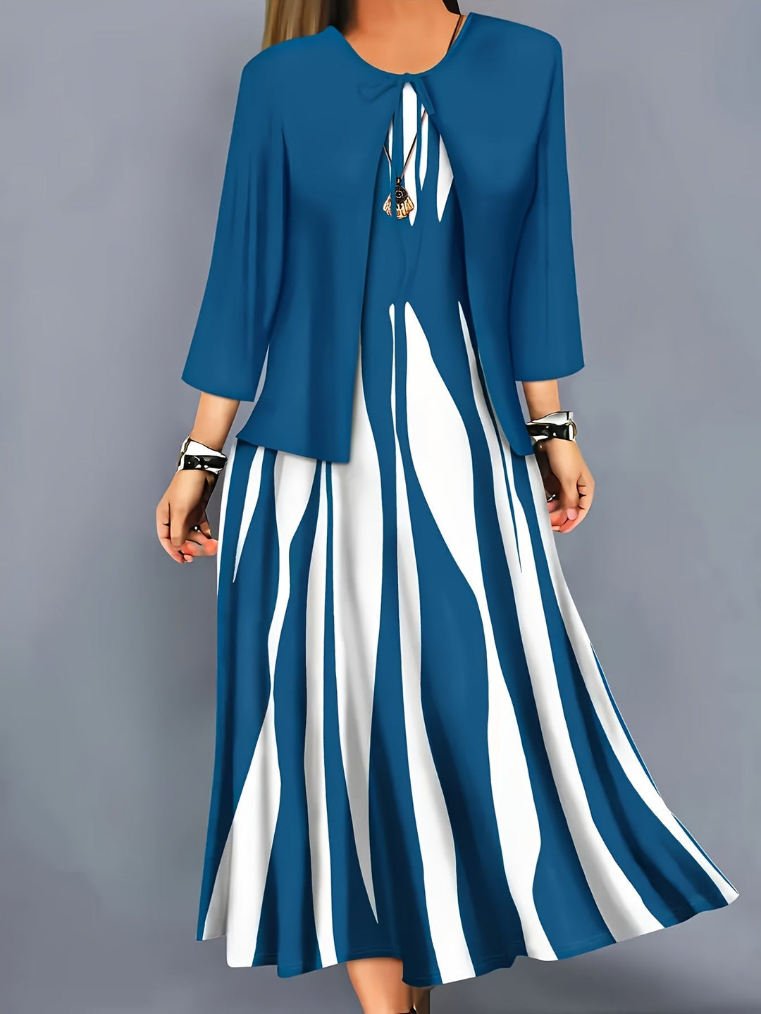 Zarabeth - Στυλάτο Καθημερινό Midi Φόρεμα