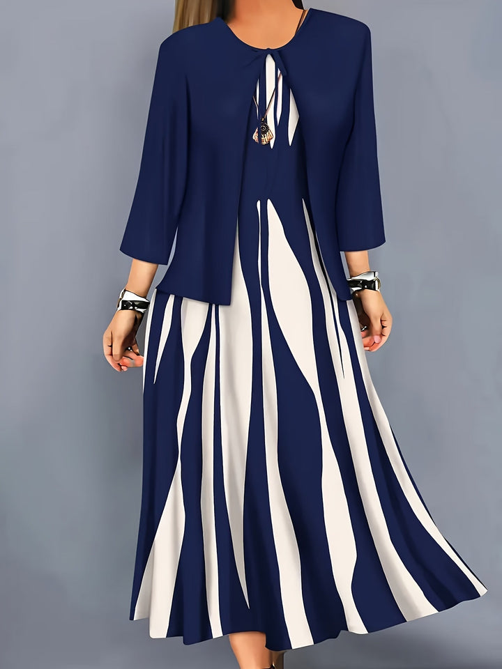 Zarabeth - Στυλάτο Καθημερινό Midi Φόρεμα