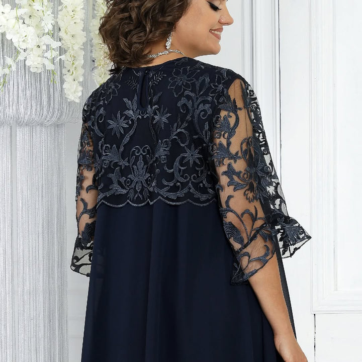 Lirona - Κομψό Καθημερινό Μίντι Φόρεμα