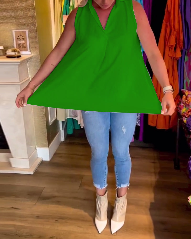 Taisa - Αμάνικη ριγέ μπλούζα