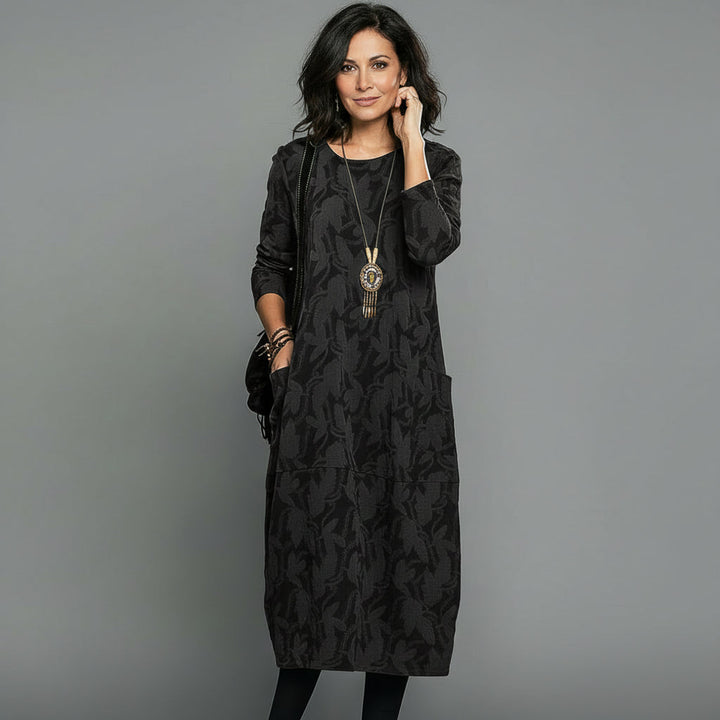 Alisson - Στυλάτο Καθημερινό Midi Φόρεμα