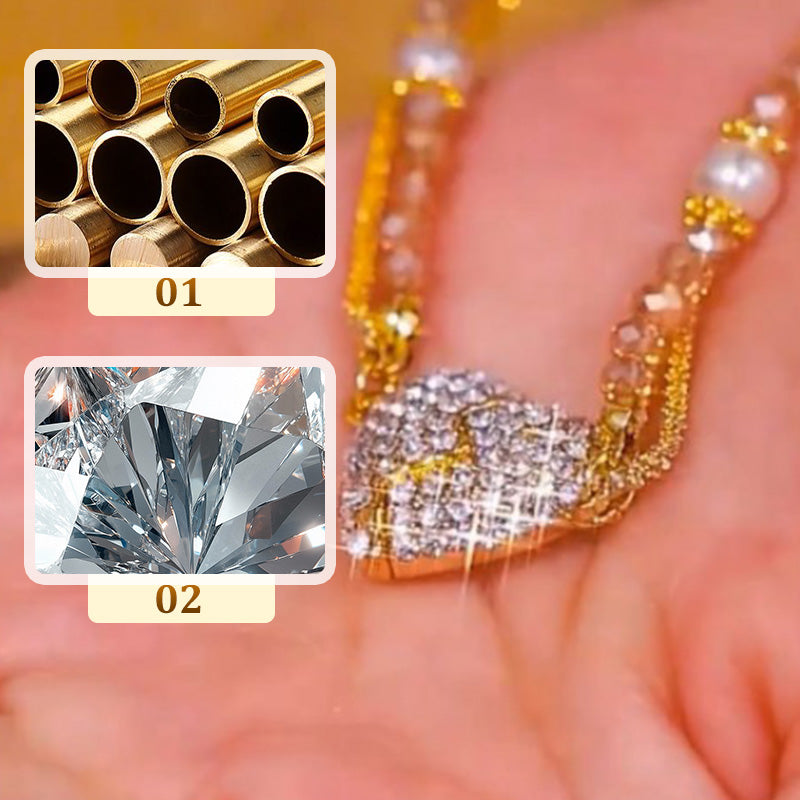 Orlaya - Κολιέ με Μενταγιόν Καρδιά