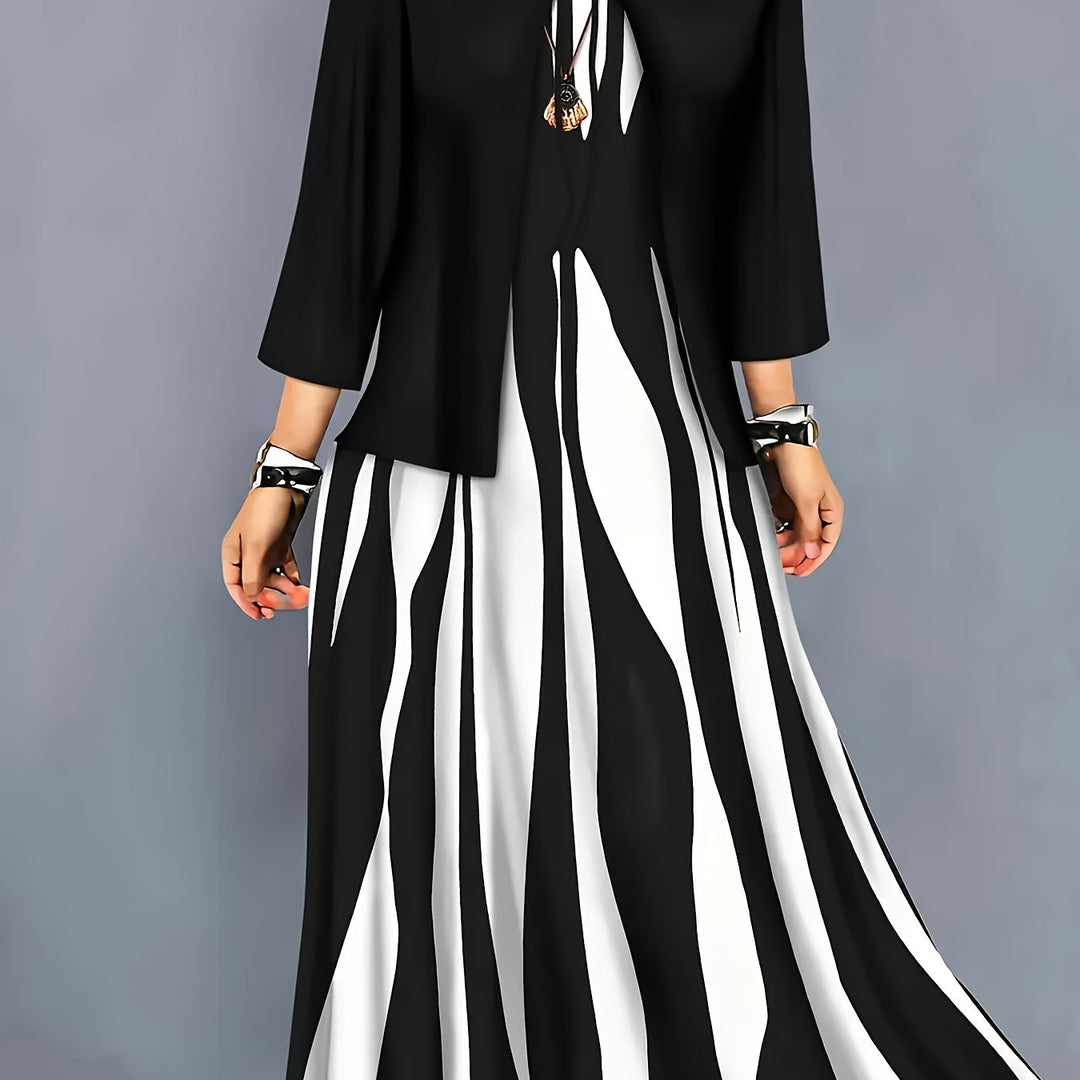 Zarabeth - Στυλάτο Καθημερινό Midi Φόρεμα