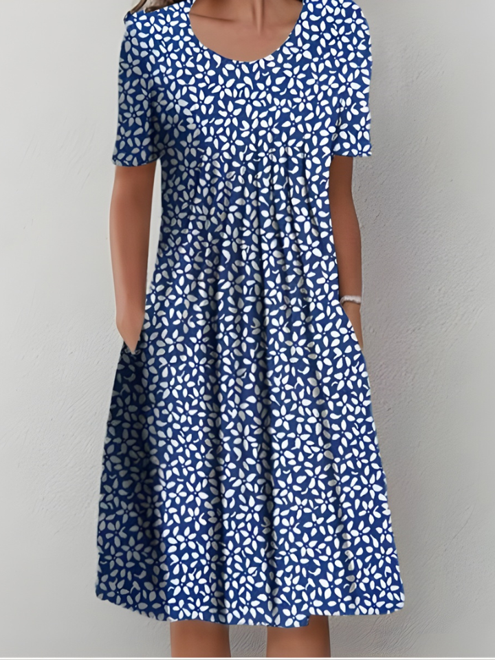 Amelia - Πλισέ φόρεμα με απαλή υφή