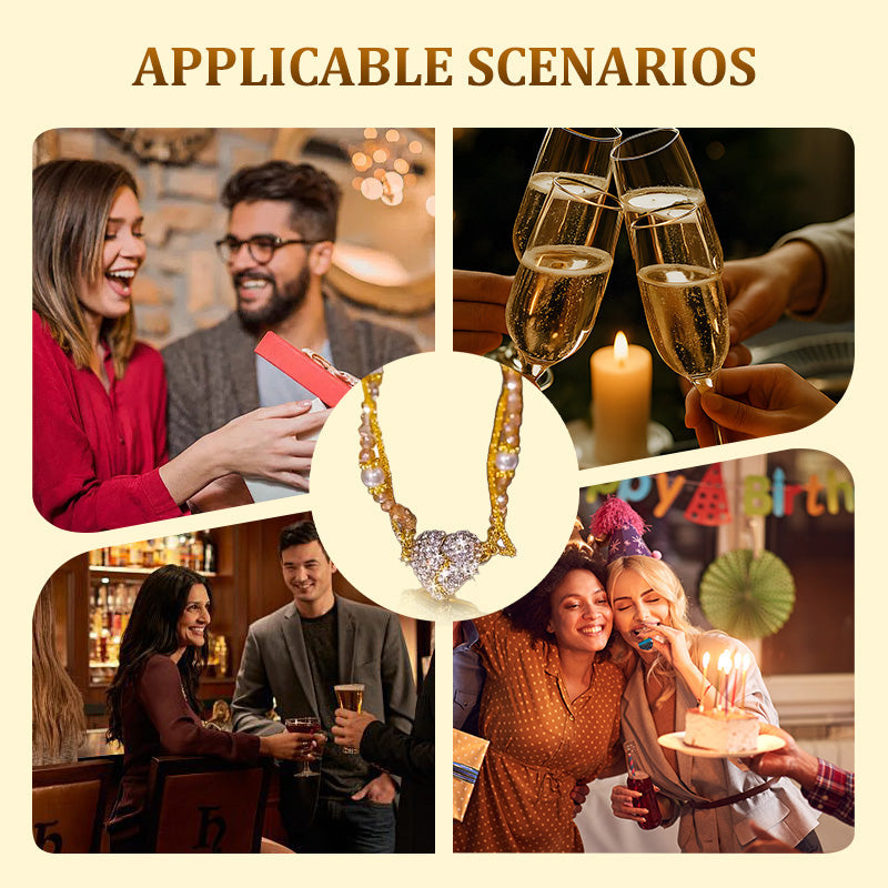 Orlaya - Κολιέ με Μενταγιόν Καρδιά