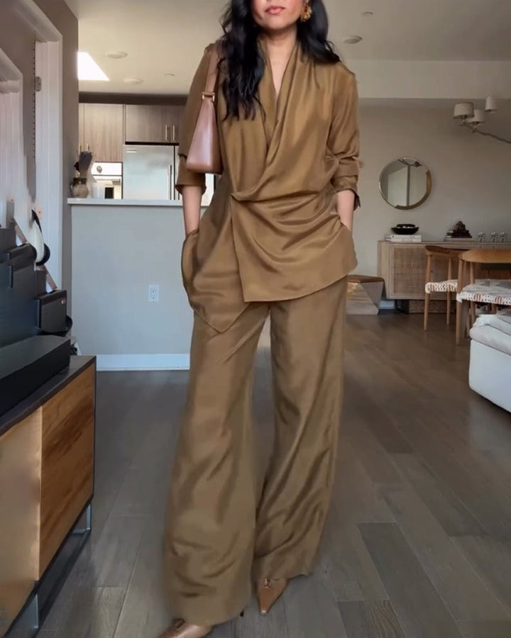 Niosa - Σετ πουκαμίσα & παντελόνι με απαλή υφή