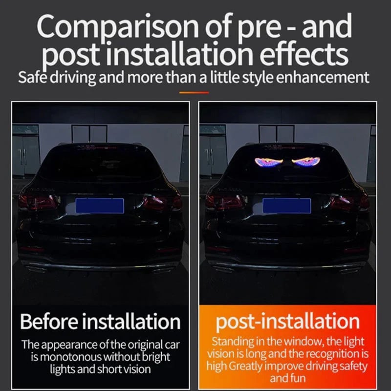 Torvex - Αυτοκόλλητο LED Φωτιστικό Μάτι για Φορτηγό