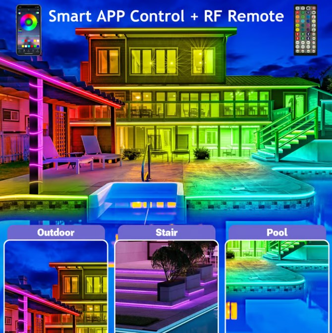 Leah - RGB LED Εξωτερικός Φωτισμός