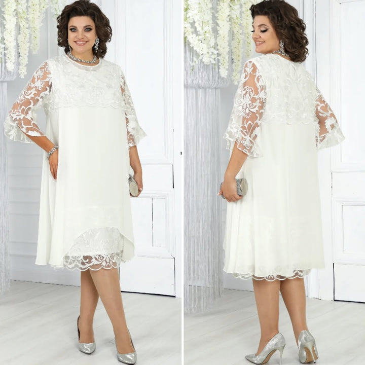 Lirona - Κομψό Καθημερινό Μίντι Φόρεμα