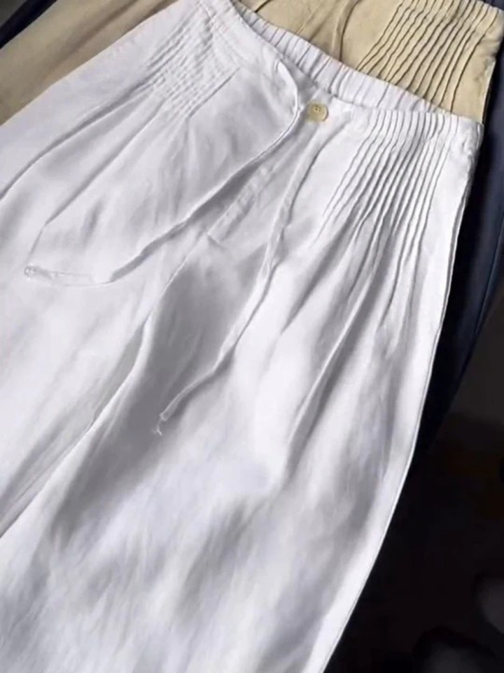 Moriah - Αέρινη λινή παντελόνα