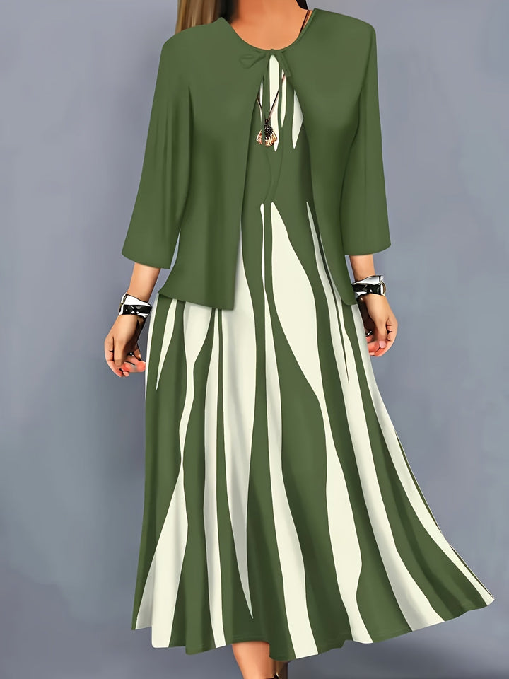 Zarabeth - Στυλάτο Καθημερινό Midi Φόρεμα