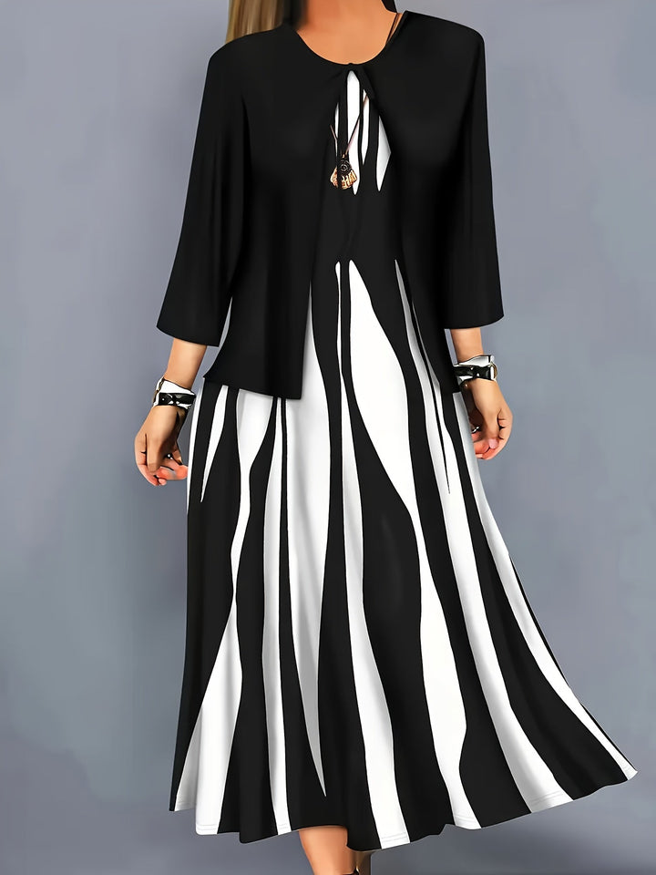 Zarabeth - Στυλάτο Καθημερινό Midi Φόρεμα