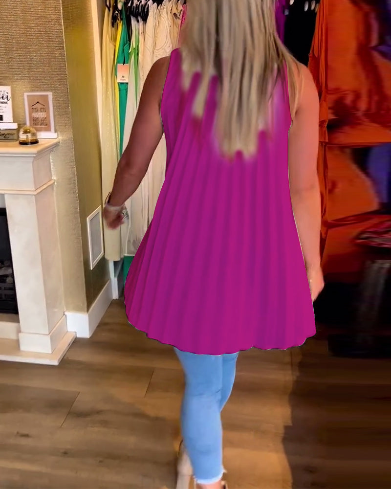 Taisa - Αμάνικη ριγέ μπλούζα