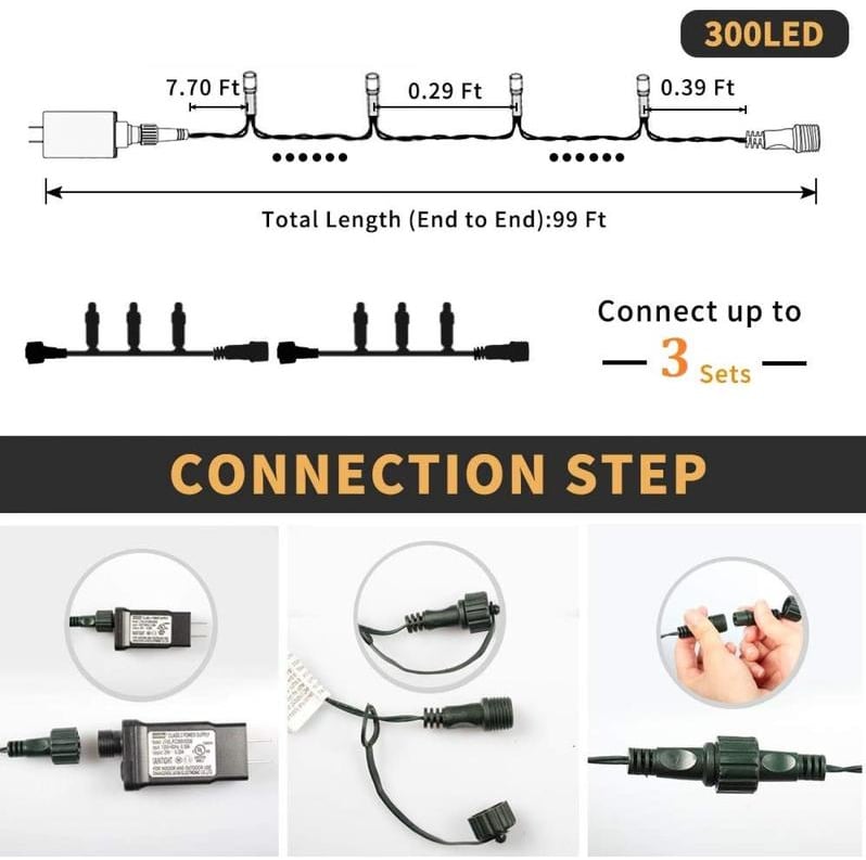 Rivkah - Πολύχρωμα Μίνι LED Φώτα Σχοινιού