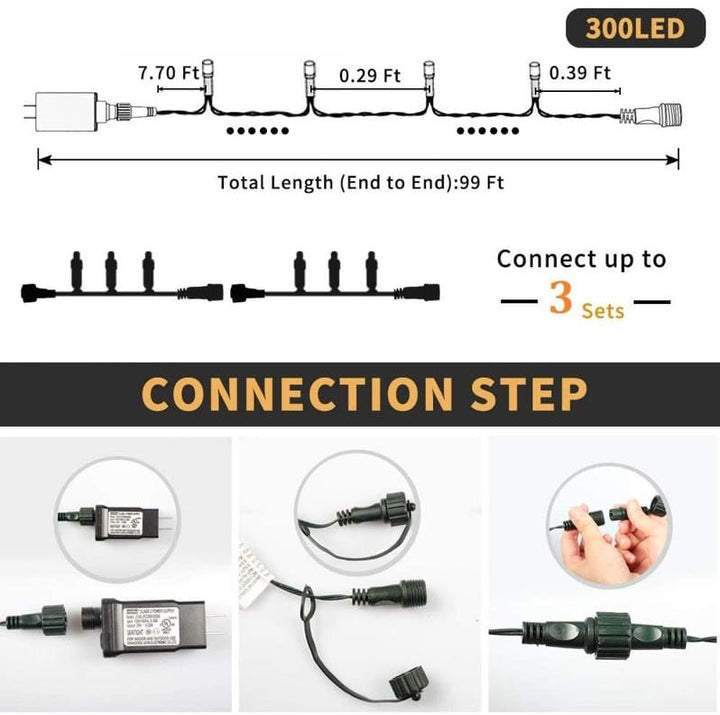 Rivkah - Πολύχρωμα Μίνι LED Φώτα Σχοινιού