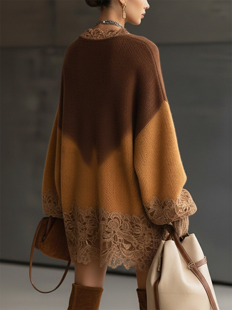 Addyson - Στυλάτο Καθημερινό Φόρεμα Πουλόβερ