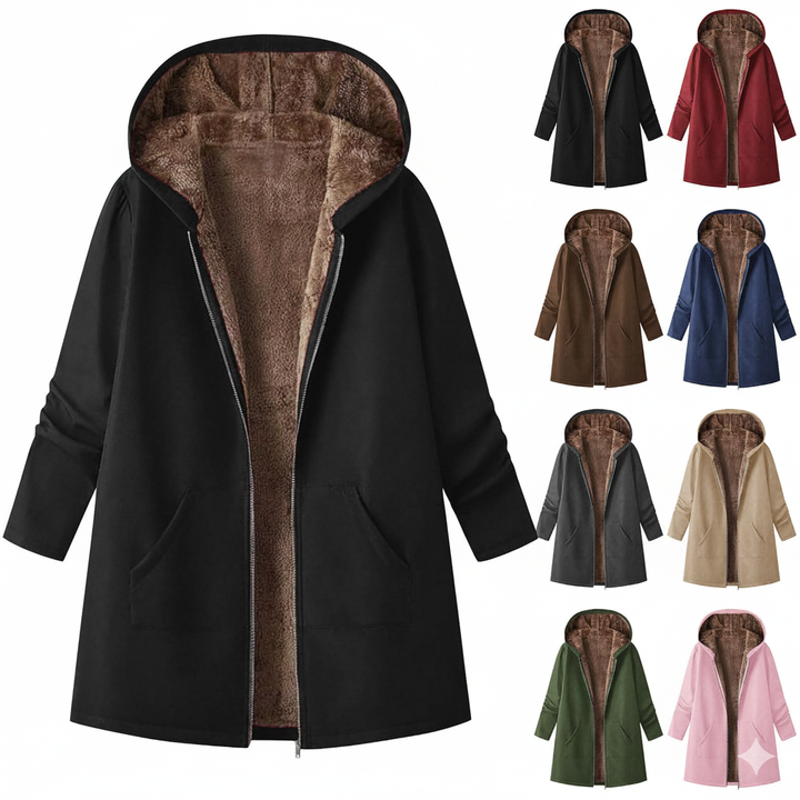 Fiorina - Στυλάτο Καθημερινό Μπουφάν με Κουκούλα