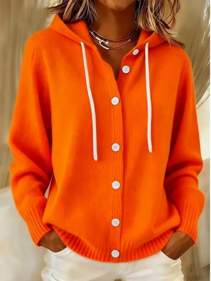 Serae - Στυλάτο Καθημερινό Καπιτονέ με Κουκούλα