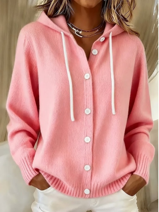 Serae - Στυλάτο Καθημερινό Καπιτονέ με Κουκούλα