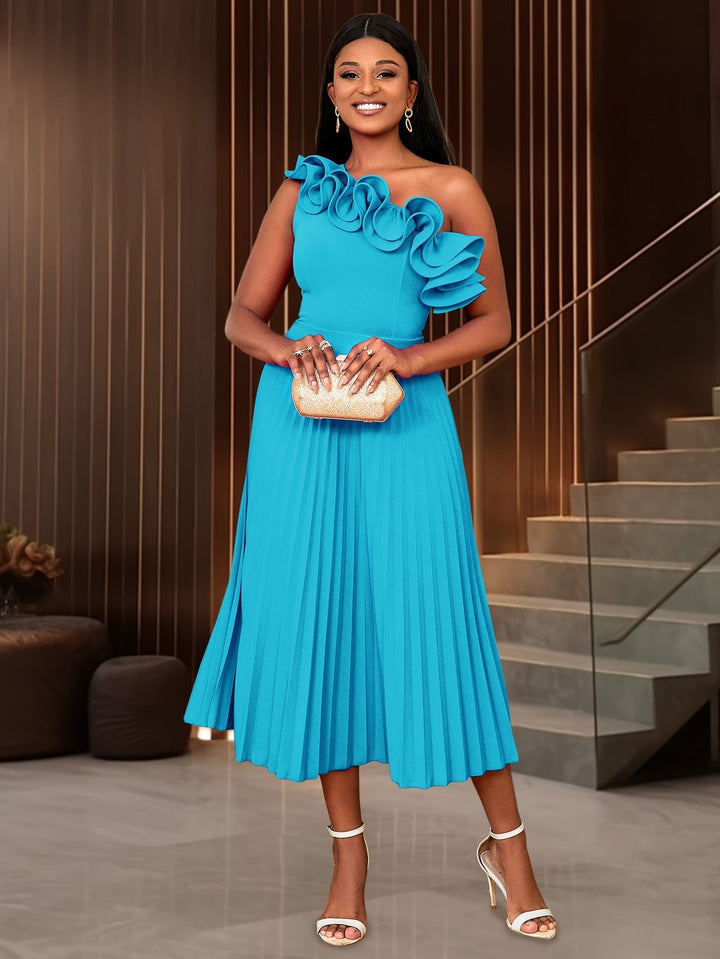 Marilora - Κομψό Καθημερινό Midi Φόρεμα