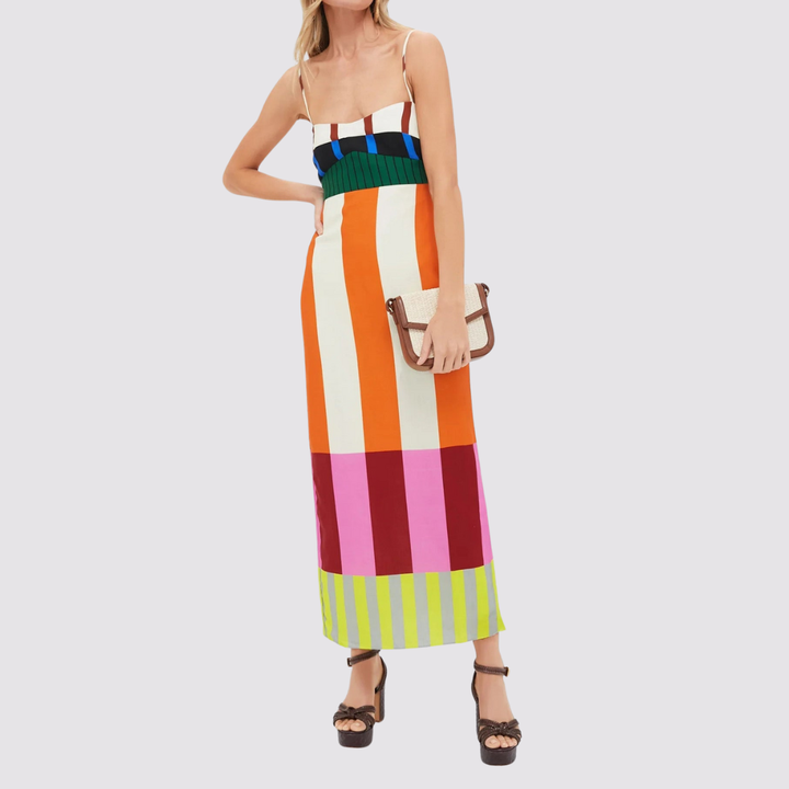 Norise - Ριγέ φόρεμα με απαλή υφή