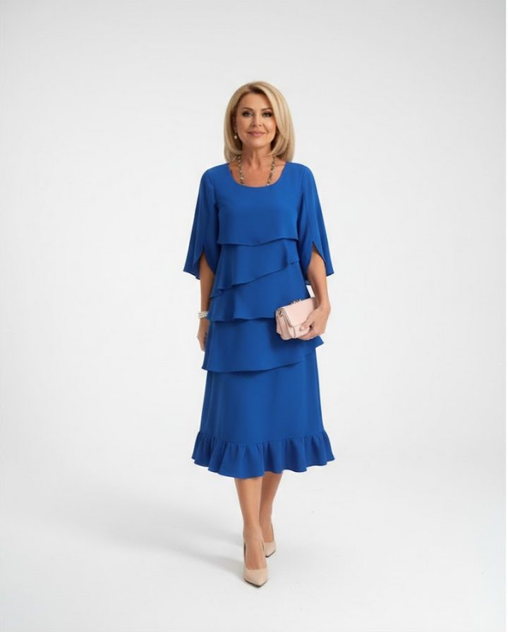 Luraya - Μίντι φόρεμα σε γραμμή Α με απαλή υφή