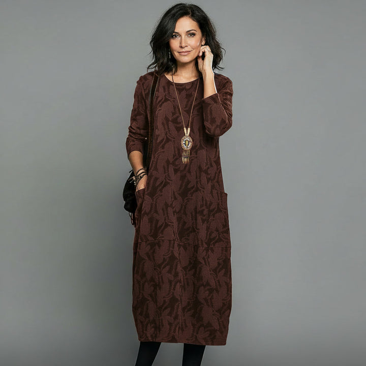 Alisson - Στυλάτο Καθημερινό Midi Φόρεμα