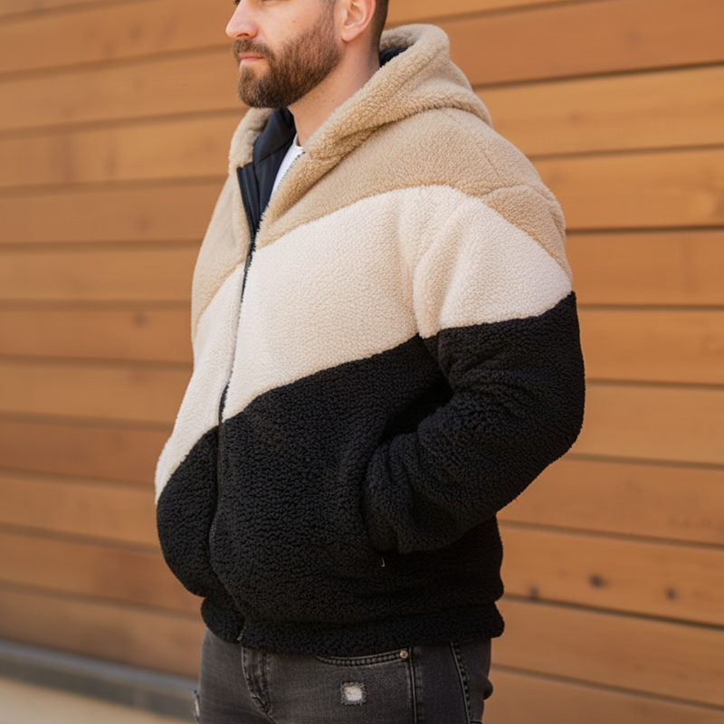 Solivar - Μπουφάν με κουκούλα και κλείσιμο με φερμουάρ