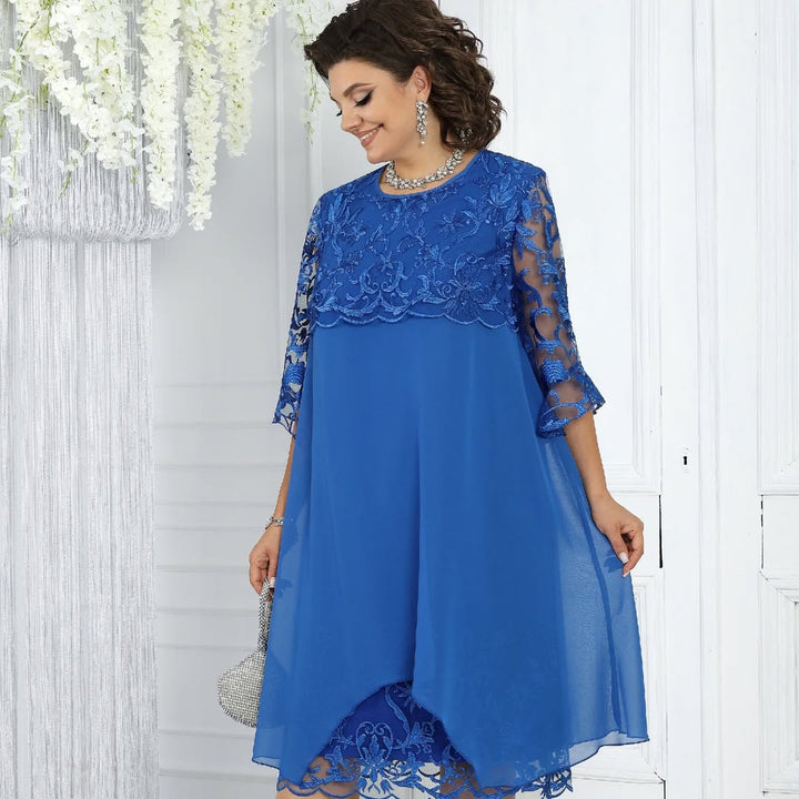 Lirona - Κομψό Καθημερινό Μίντι Φόρεμα