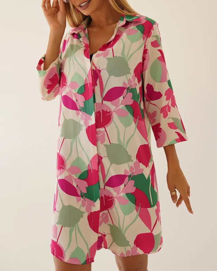 Daniela - μακρύ πουκάμισο παραλίας