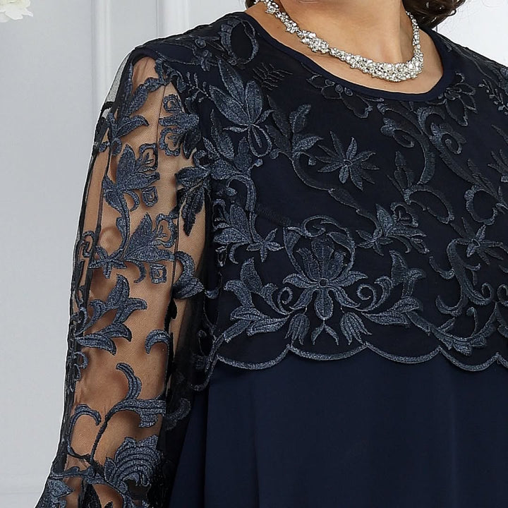 Lirona - Κομψό Καθημερινό Μίντι Φόρεμα