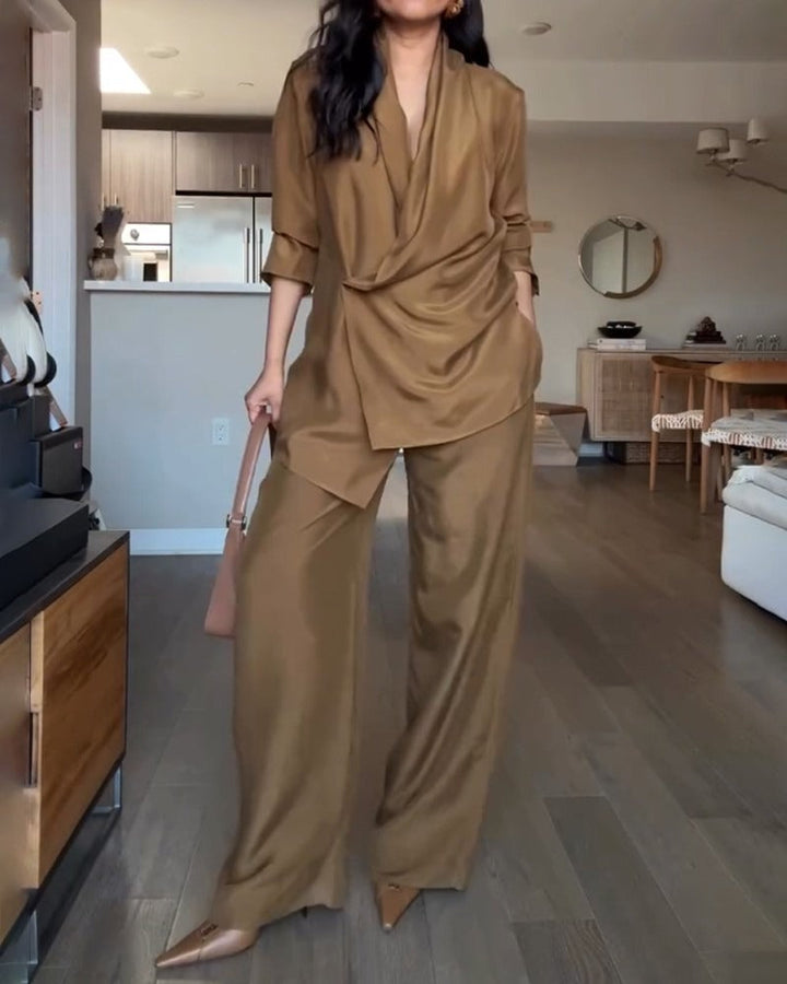 Niosa - Σετ πουκαμίσα & παντελόνι με απαλή υφή