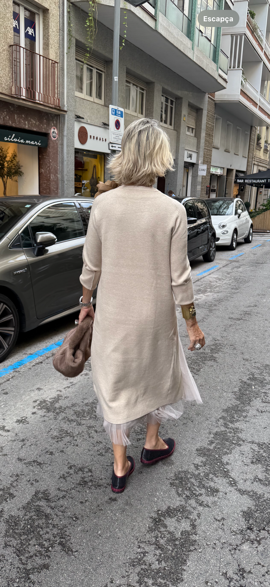 Tarynna - Στυλάτο Καθημερινό Midi Φόρεμα