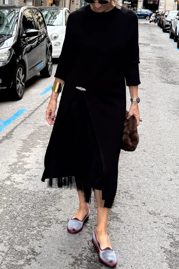 Tarynna - Στυλάτο Καθημερινό Midi Φόρεμα