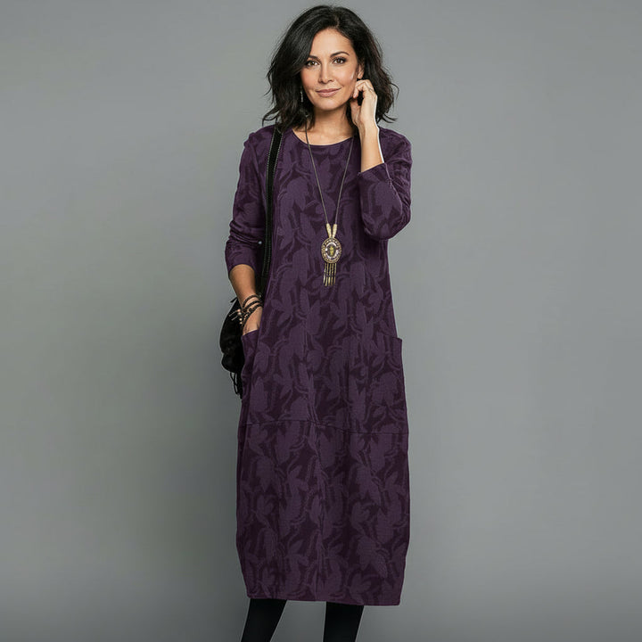 Alisson - Στυλάτο Καθημερινό Midi Φόρεμα