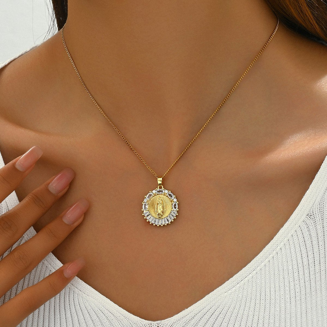 Zarelle - Θρησκευτικό Κολιέ με Μενταγιόν