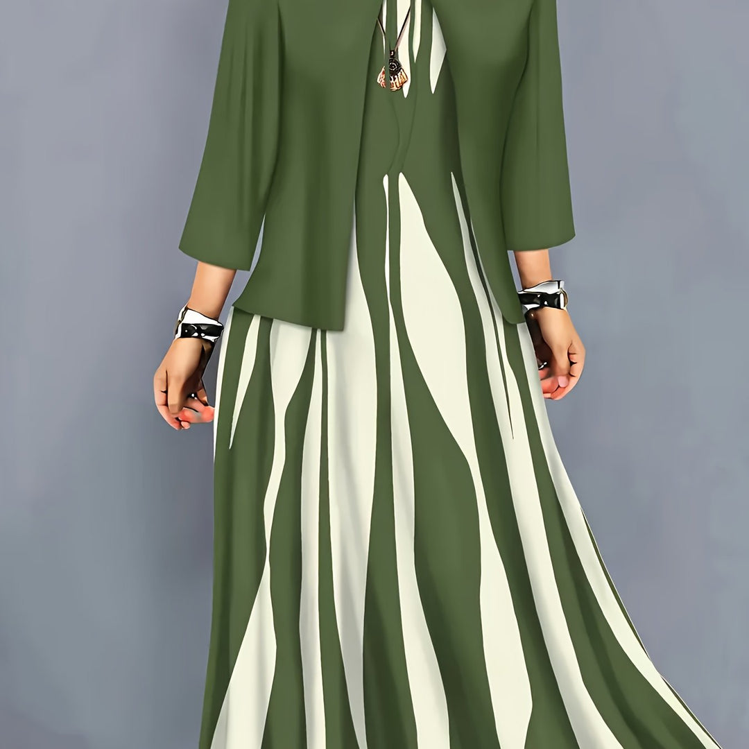 Zarabeth - Στυλάτο Καθημερινό Midi Φόρεμα