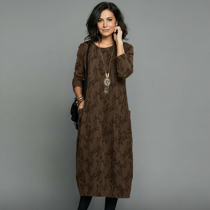 Alisson - Στυλάτο Καθημερινό Midi Φόρεμα