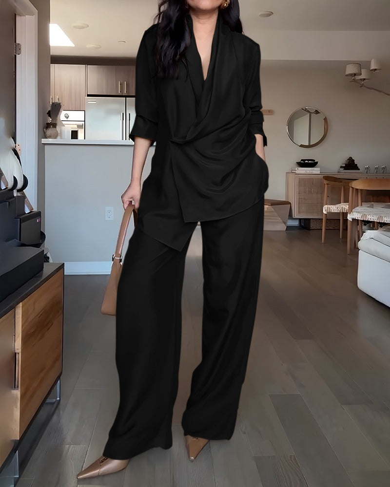 Niosa - Σετ πουκαμίσα & παντελόνι με απαλή υφή