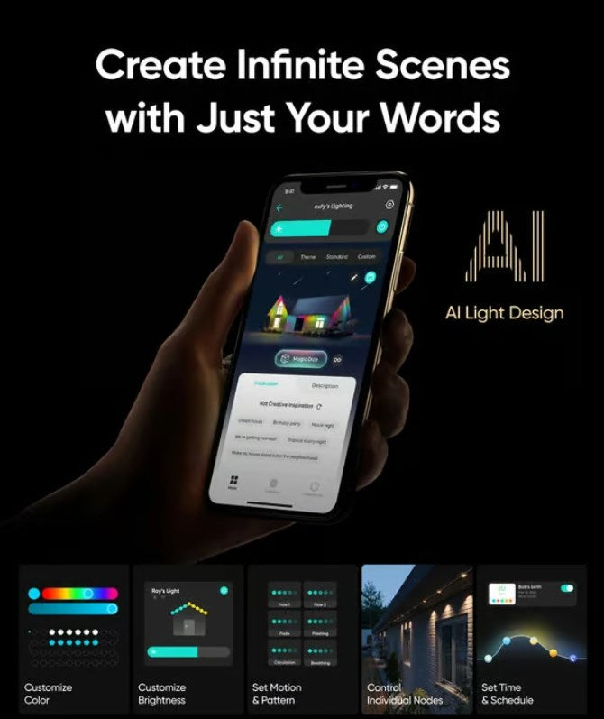 Leah - RGB LED Εξωτερικός Φωτισμός