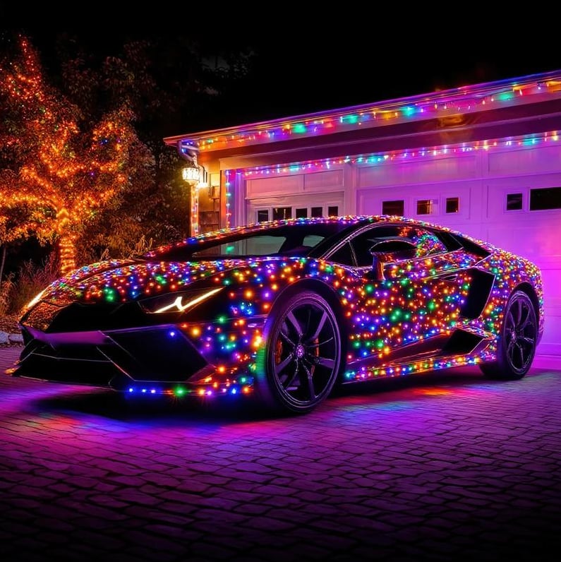 Rivkah - Πολύχρωμα Μίνι LED Φώτα Σχοινιού