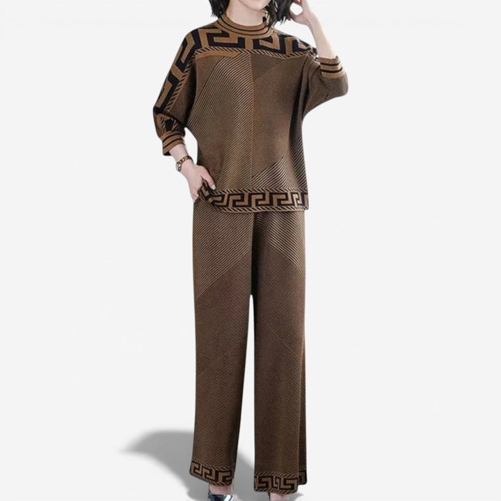 Vanyra - Πλεκτό σετ με απαλή υφή