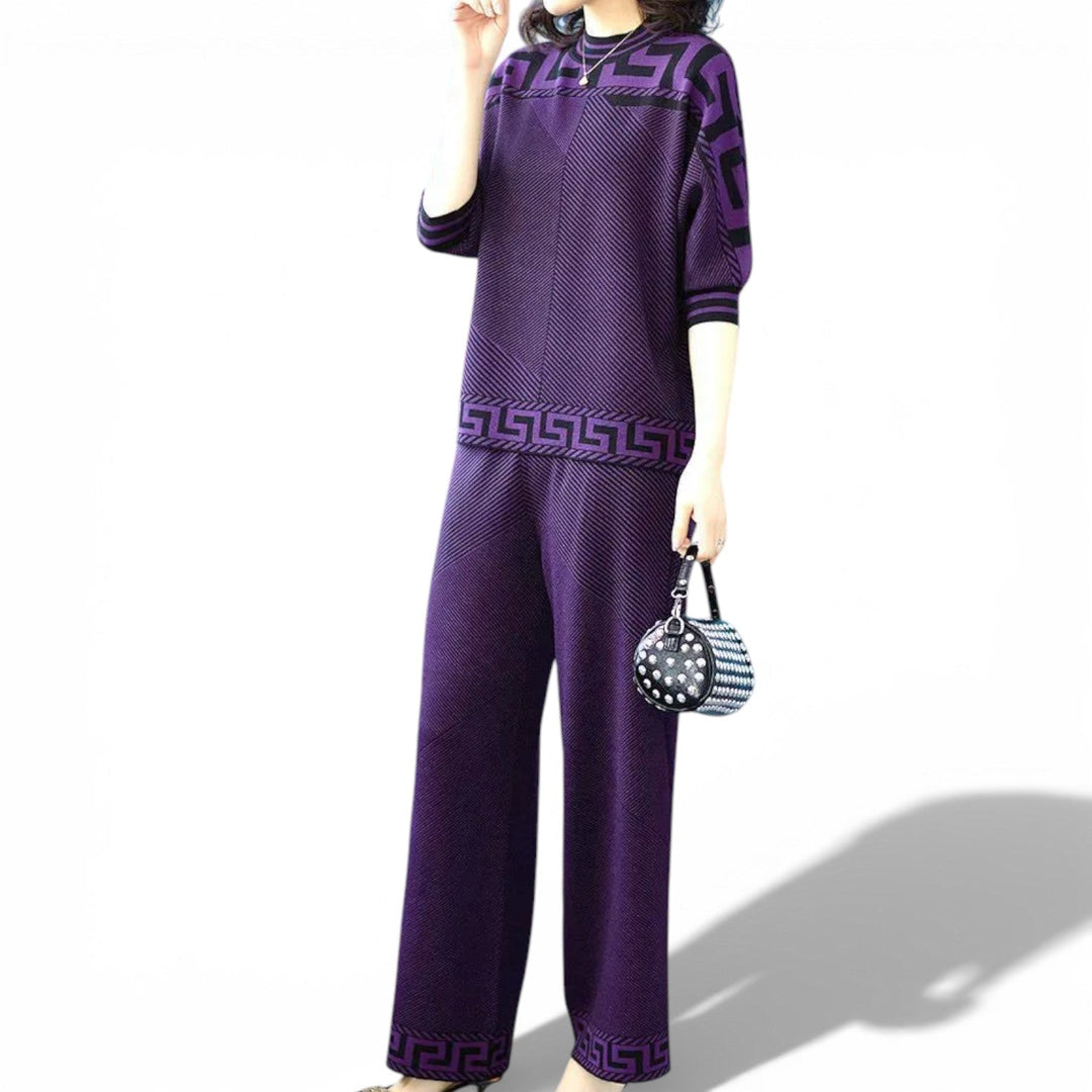 Vanyra - Πλεκτό σετ με απαλή υφή