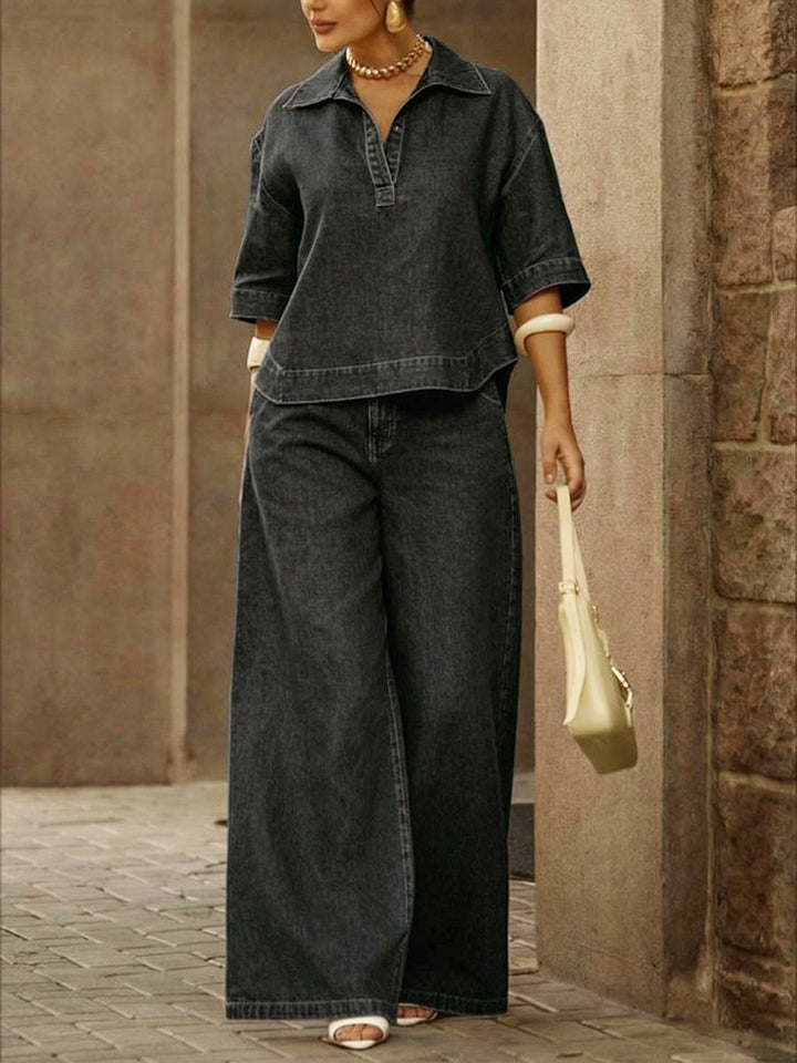 Mia - Σετ δύο τεμαχίων σε χαλαρή γραμμή